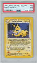 2002 Pokémon Neo Destiny #48 Light Jolteon (PSA 7 NM)