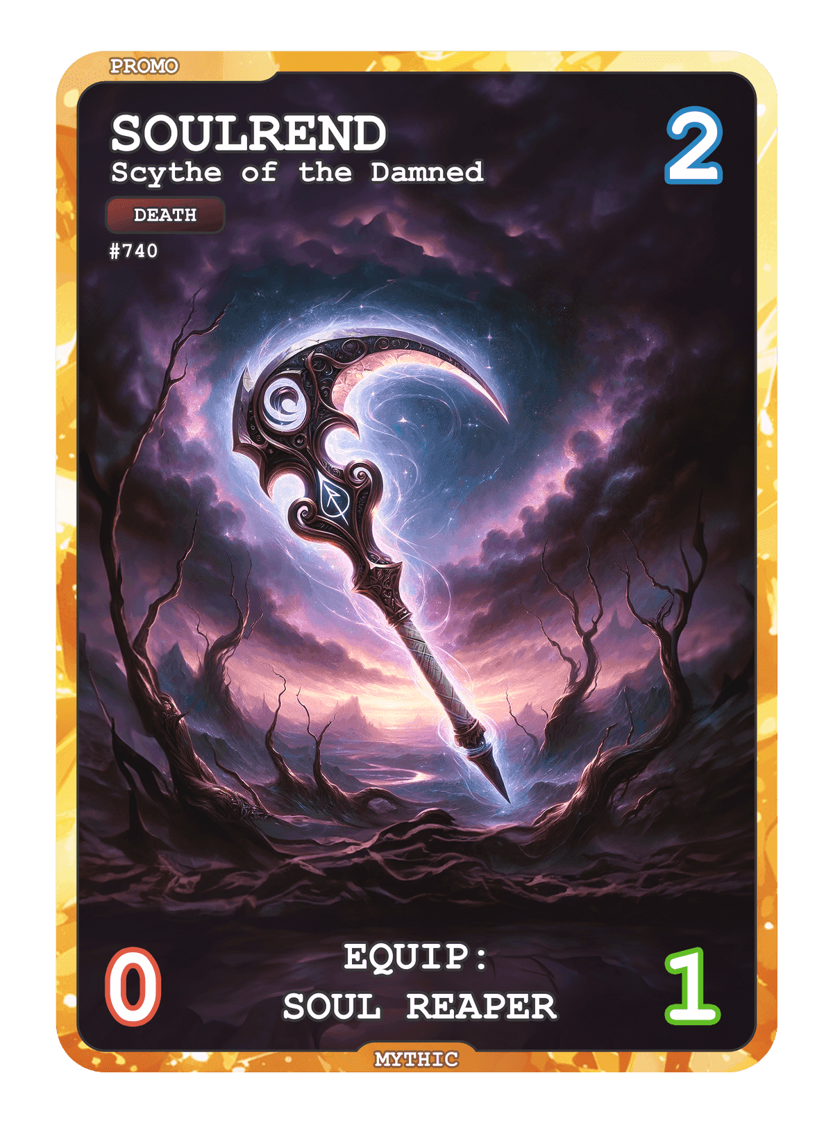 Soulrend Scythe of the Damned 1 Sat Ordinal