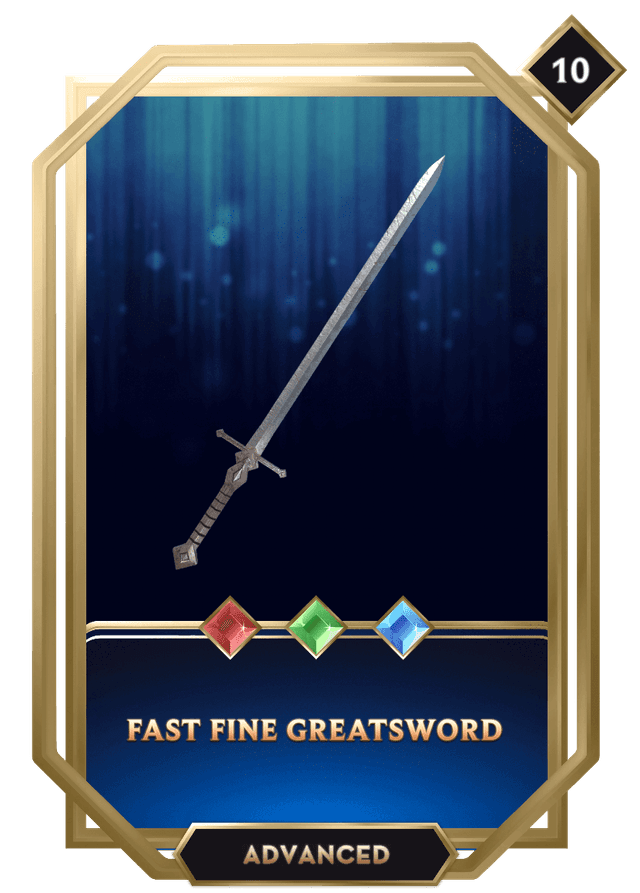 Fast Fine Greatsword Handcash Item