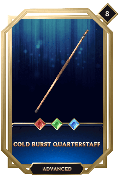 Cold Burst Quarterstaff Handcash Item