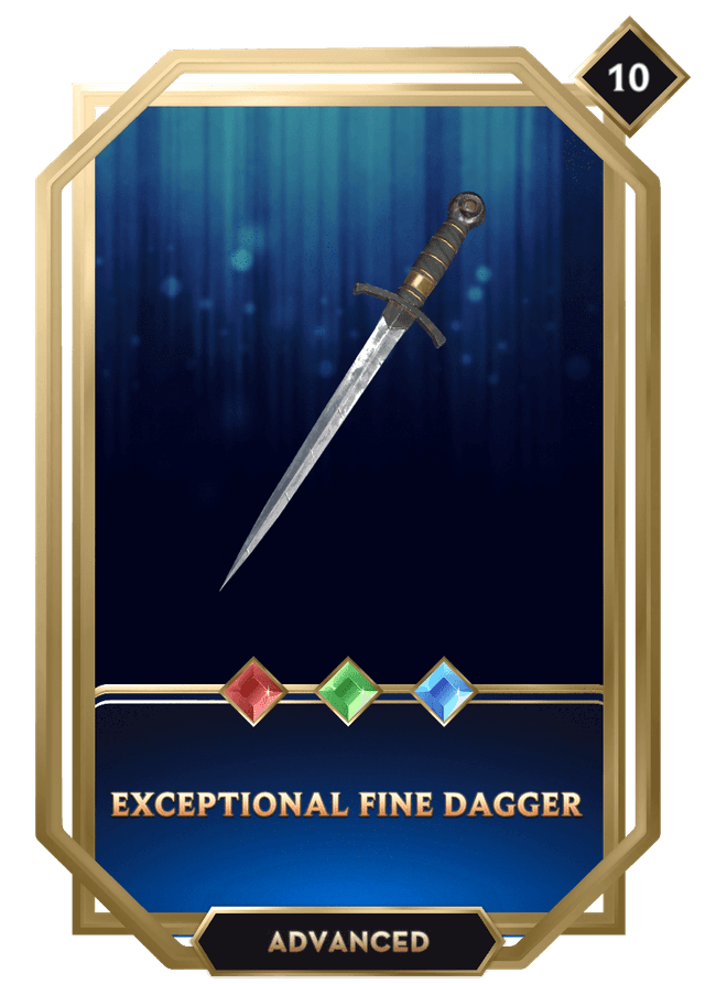 Exceptional Fine Dagger Handcash Item