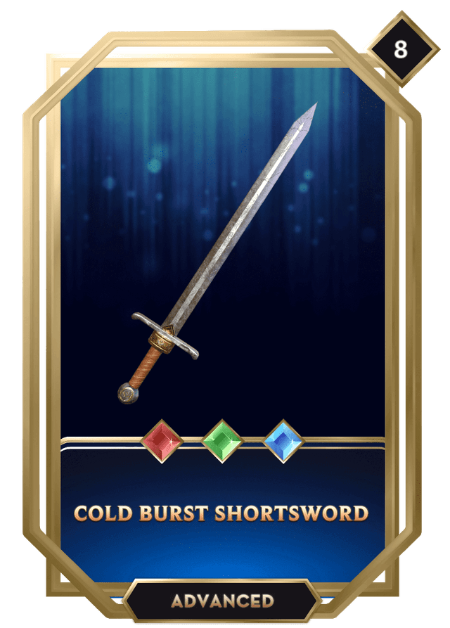 Cold Burst Shortsword Handcash Item
