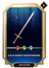 Cold Burst Shortsword