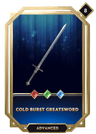 Cold Burst Greatsword