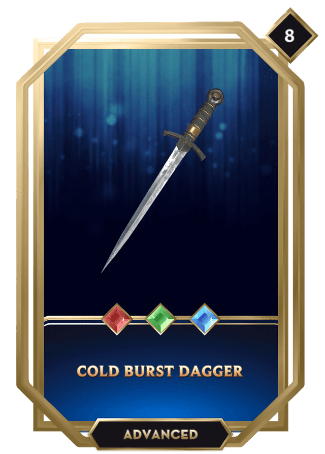 Cold Burst Dagger Handcash Item