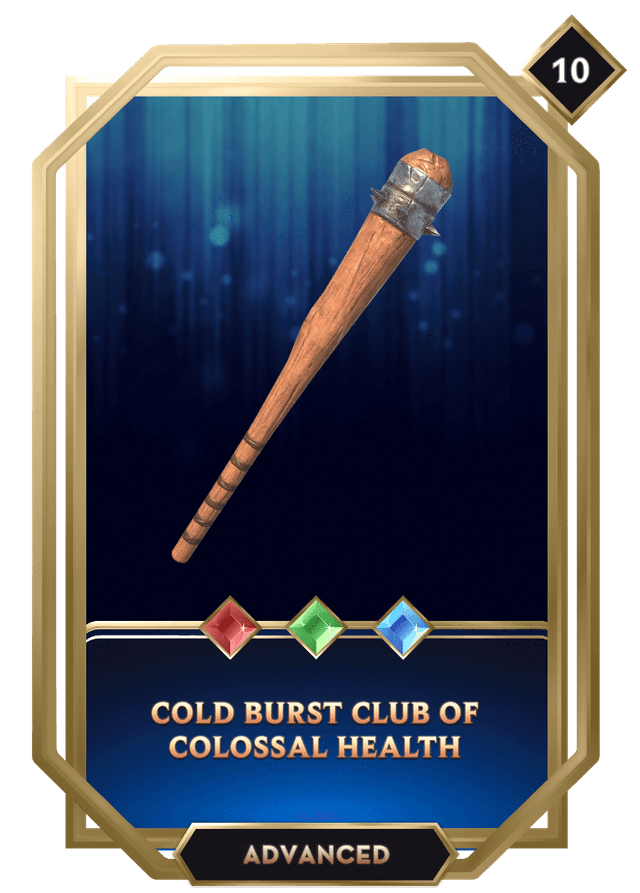 Cold Burst Club of Colossal Health Handcash Item
