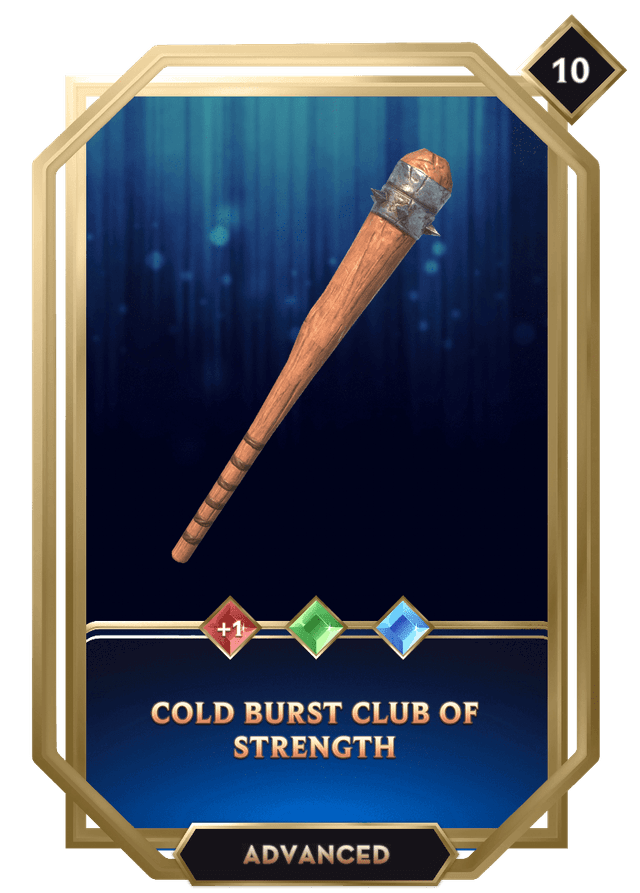 Cold Burst Club of Strength Handcash Item