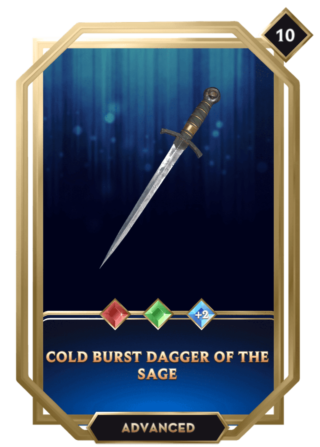 Cold Burst Dagger of the Sage Handcash Item