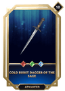 Cold Burst Dagger of the Sage