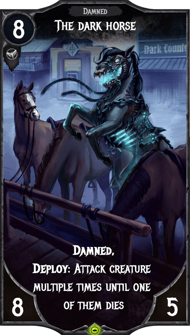 The dark horse Handcash Item