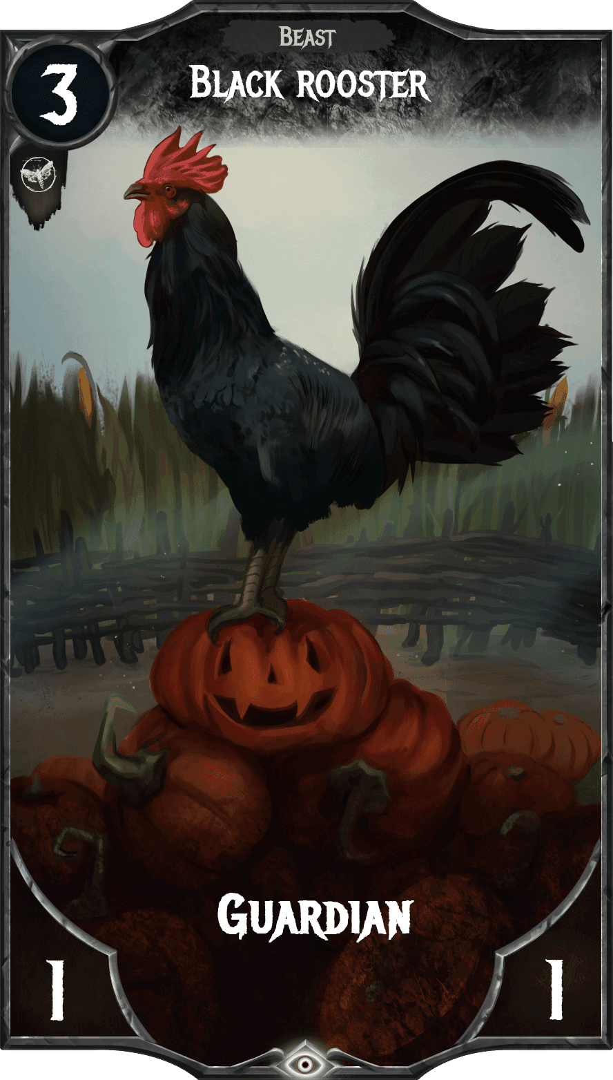 Black rooster 1 Sat Ordinal