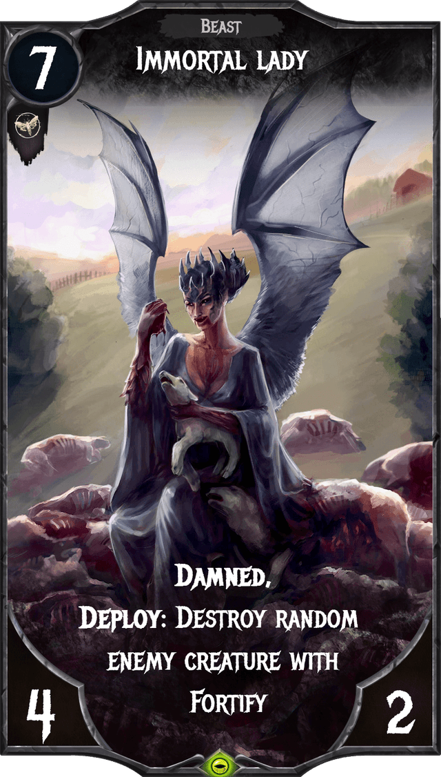 Immortal lady Handcash Item