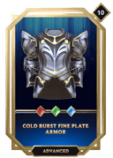 Cold Burst Fine Plate Armor