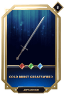 Cold Burst Greatsword
