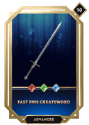 Fast Fine Greatsword