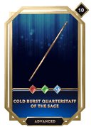 Cold Burst Quarterstaff of the Sage