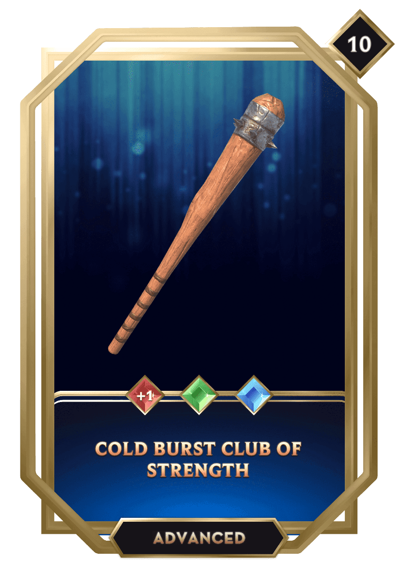Cold Burst Club of Strength 1 Sat Ordinal