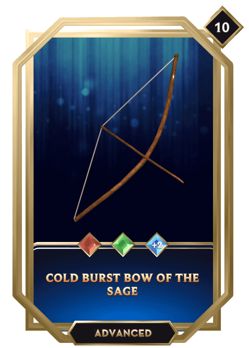 Cold Burst Bow of the Sage 1 Sat Ordinal