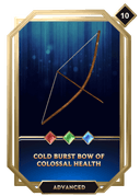 Cold Burst Bow of Colossal Health
