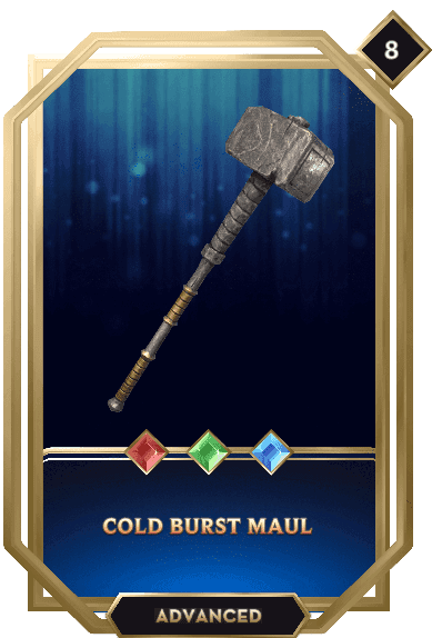 Cold Burst Maul 1 Sat Ordinal